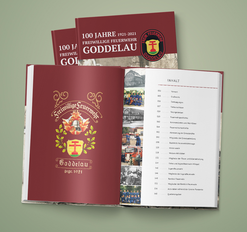 Festschrift Feuerwehr Goddelau 100 Jahre Buch