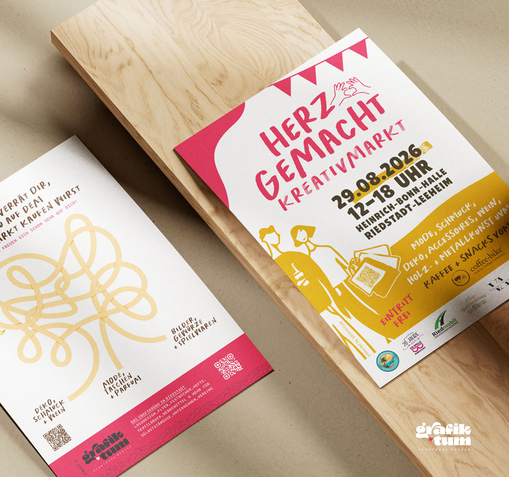 Flyer Riedstadt Kreativmarkt